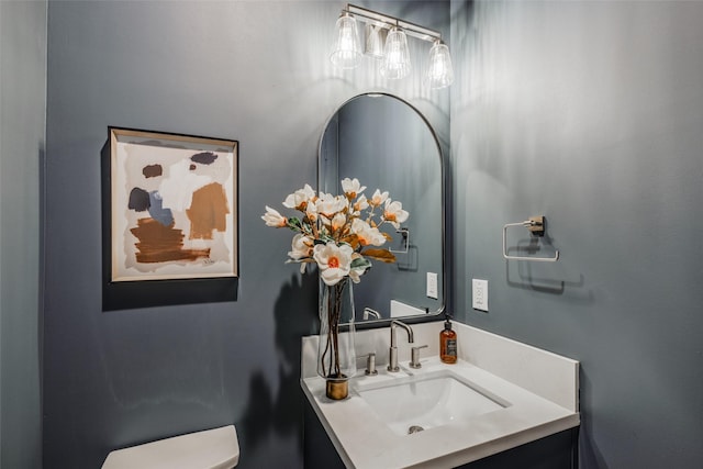 2113 Huldy St, Houston, TX 77019 - bathroom featuring vanity and toilet
