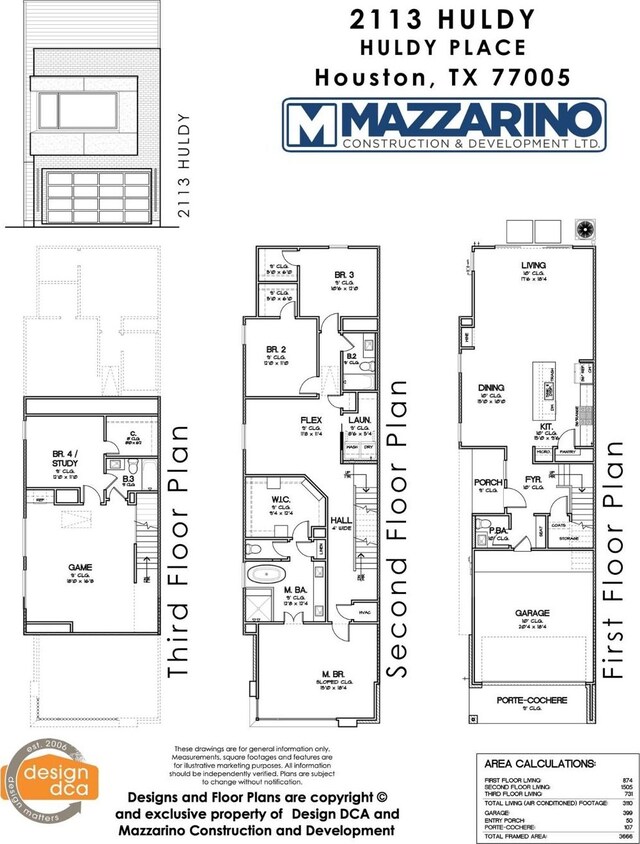 2113 Huldy St, Houston, TX 77019 - room layout