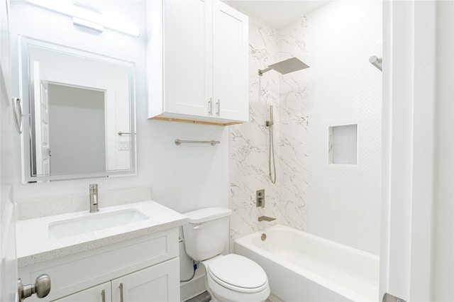 5304 Lynnfield St, Houston, TX 77028 - full bath with vanity, toilet, and  shower combination