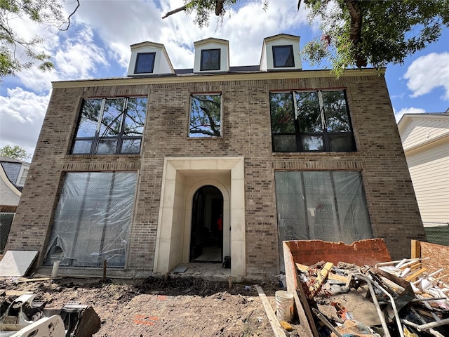 2217 Pelham Dr, Houston, TX 77019 - view of front facade with brick siding