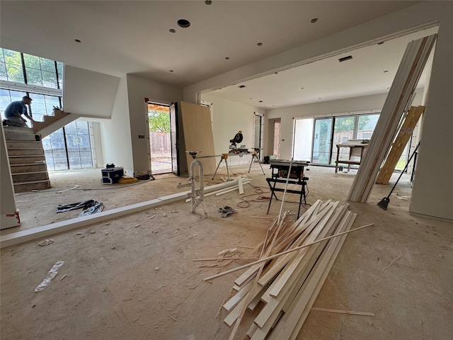 2217 Pelham Dr, Houston, TX 77019 - miscellaneous room with stairway