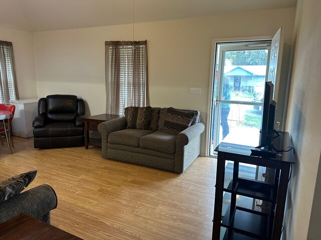 833 E Camp St, La Grange, TX 78945 - living room featuring light wood finished floors