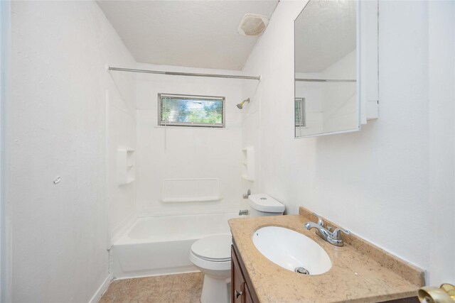 10522 Fairland Dr, Houston, TX 77051 - full bath with toilet, vanity, and shower / bathtub combination