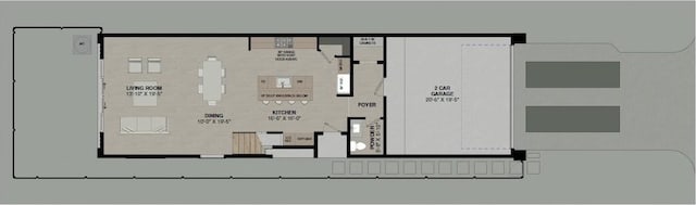 1128 W Pierce St, Houston, TX 77019 - floor plan / room layout