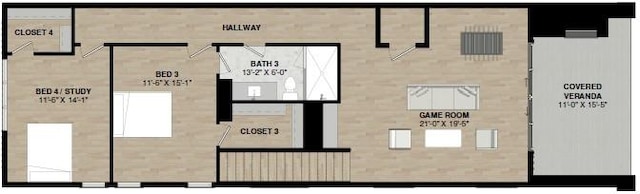 1128 W Pierce St, Houston, TX 77019 - property floor plan