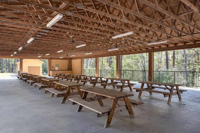 20302 Peach Dr, Huntsville, TX 77320 - interior space with concrete floors