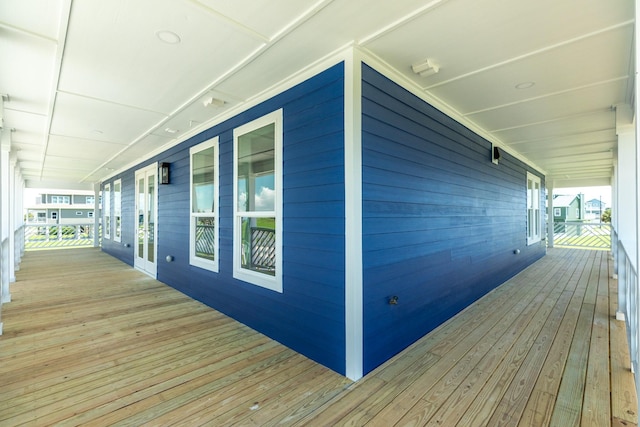 18821 Warrior Rd, Galveston, TX 77554 - view of wooden terrace