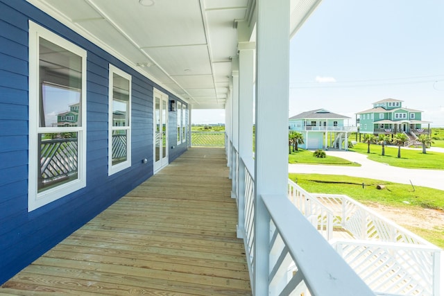 18821 Warrior Rd, Galveston, TX 77554 - porch with a residential view