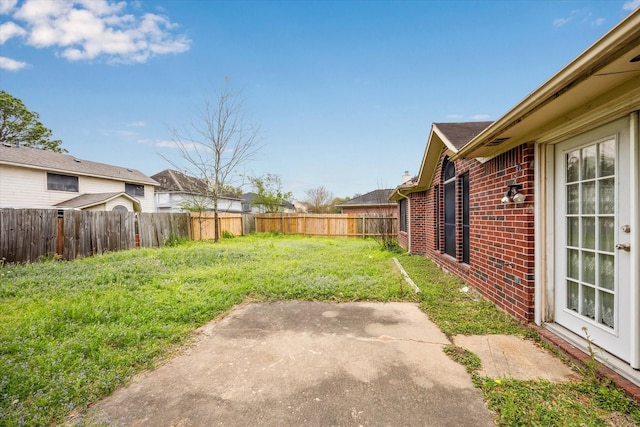 16023 Williwaw Dr, Houston, TX 77083 - view of yard featuring a fenced backyard and a patio