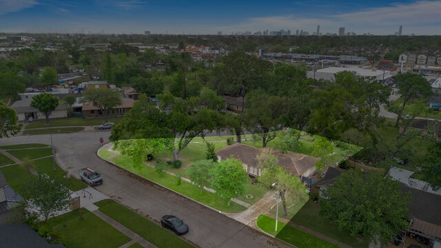 8209 Western Dr, Houston, TX 77055 - aerial view of property and surrounding area