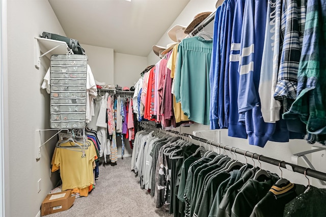 13710 Alaskan Brown Bear Trl, Crosby, TX 77532 - walk in closet featuring carpet floors