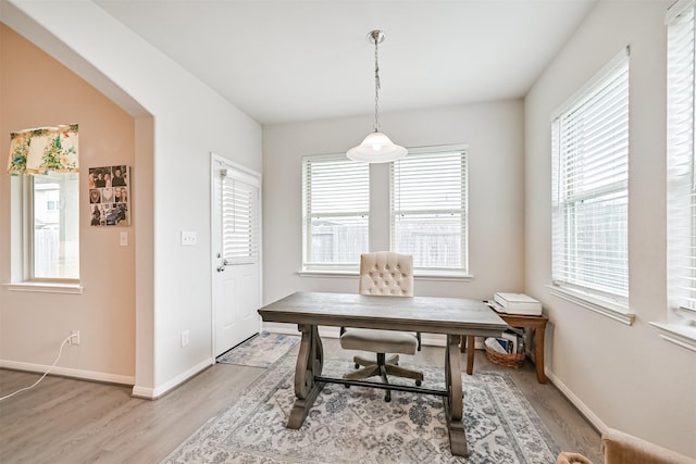 13710 Alaskan Brown Bear Trl, Crosby, TX 77532 - office with light wood finished floors and baseboards