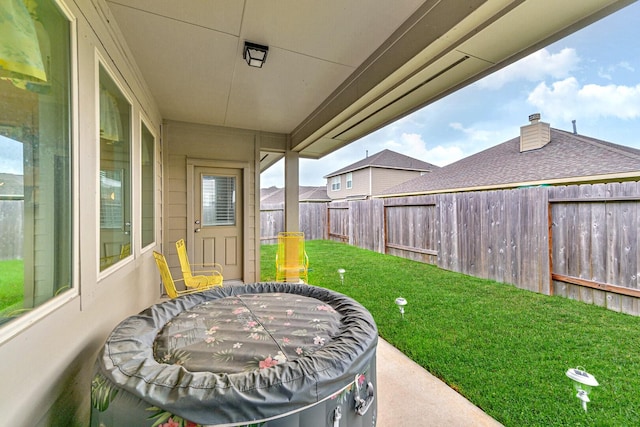 13710 Alaskan Brown Bear Trl, Crosby, TX 77532 - exterior space featuring a fenced backyard