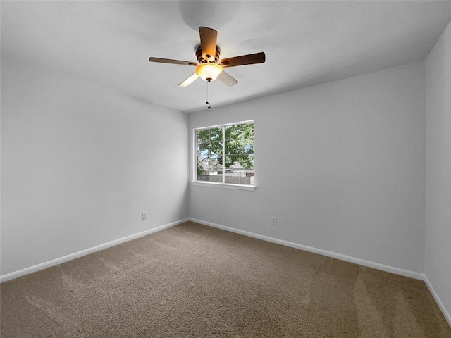 19431 Cypress Royal Dr, Katy, TX 77449 - carpeted empty room featuring ceiling fan and baseboards