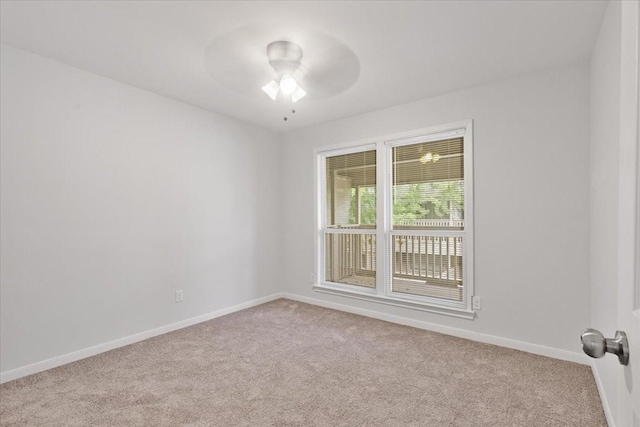 9566 Windswept Ln Unit 9566, Houston, TX 77063 - carpeted empty room with ceiling fan and baseboards