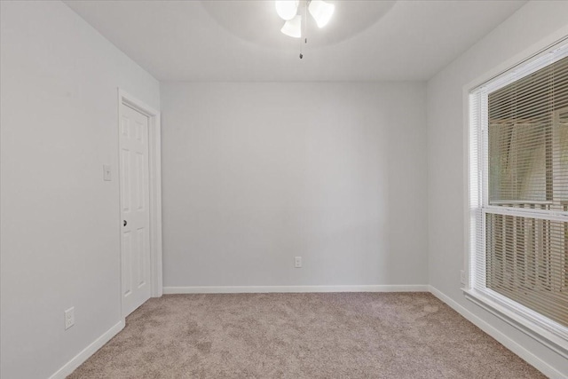9566 Windswept Ln Unit 9566, Houston, TX 77063 - spare room with carpet and a ceiling fan