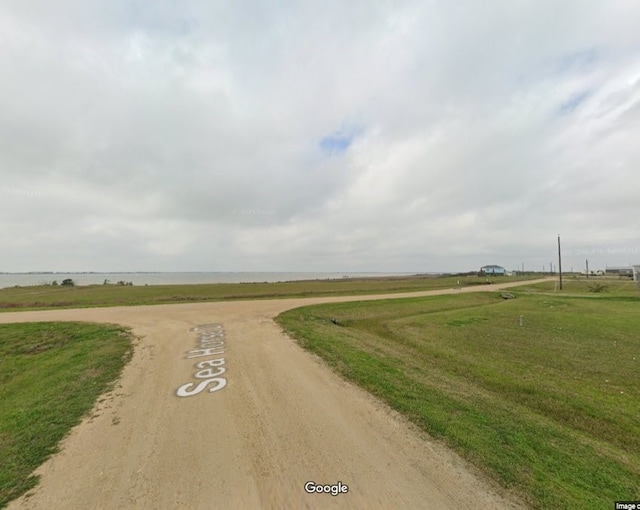 view of street featuring a rural view