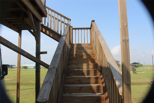 view of stairs