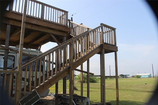 view of stairs