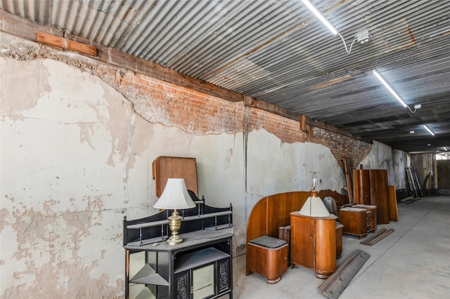 724 S Main St, Calvert, TX 77837 - miscellaneous room with concrete floors
