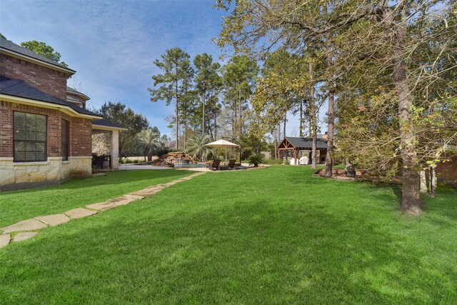 27603 Siandra Creek Ln, Spring, TX 77386 - view of green lawn