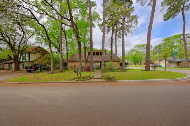 900 Manchester Dr, Conroe, TX 77304 - mid-century modern home with a front lawn