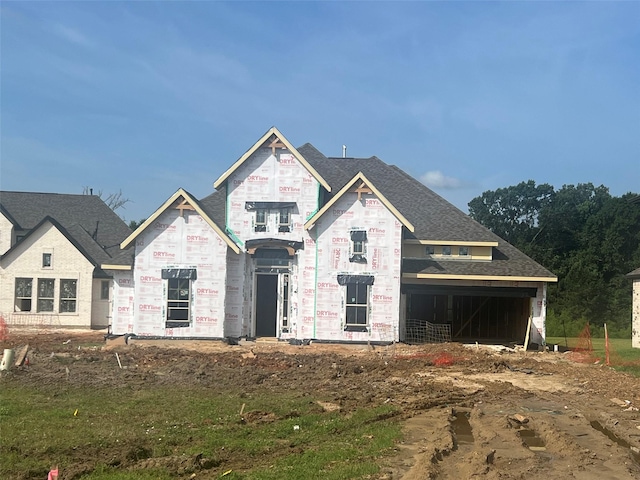 266 Peninsula Point Dr, Montgomery, TX 77356 - unfinished property featuring a shingled roof