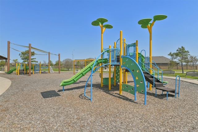 view of communal playground