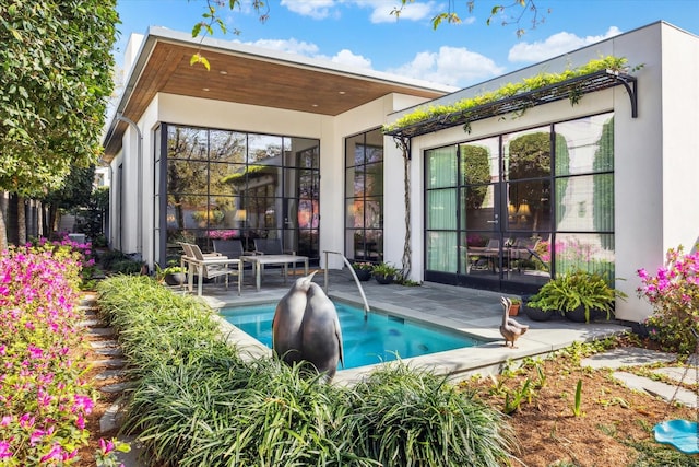 3266 Locke Ln, Houston, TX 77019 - outdoor pool with a patio