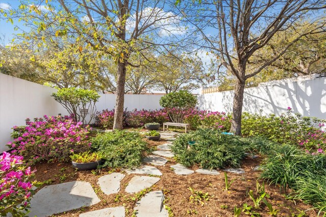 3266 Locke Ln, Houston, TX 77019 - view of fenced backyard