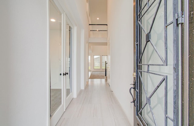 693 Cape Capri Dr, Katy, TX 77493 - corridor with recessed lighting
