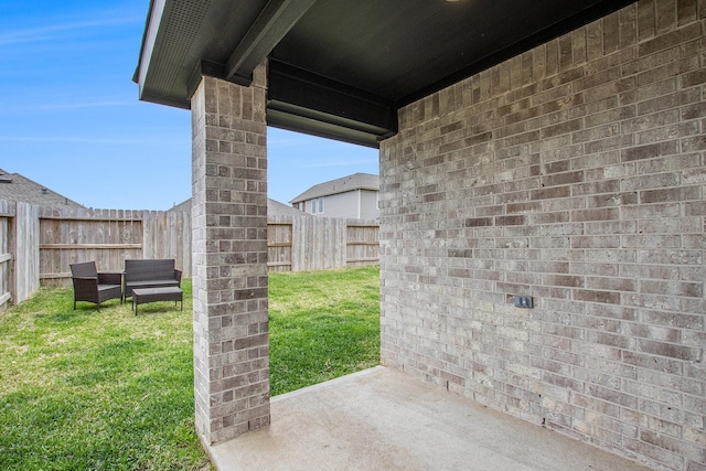 4984 Pismo Ray Dr, Katy, TX 77493 - view of patio featuring a fenced backyard