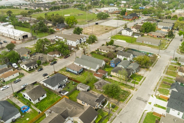 aerial view of property's location featuring nearby suburban area