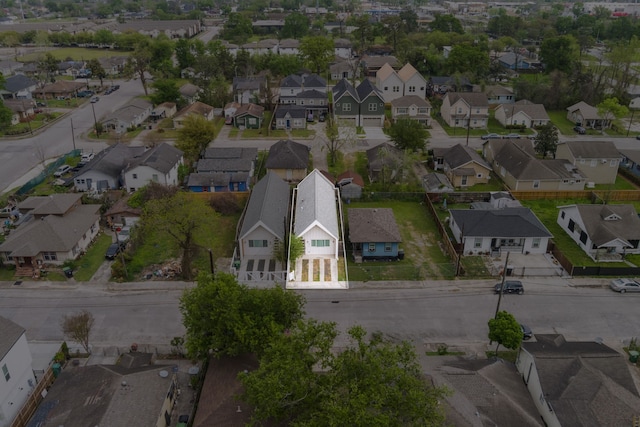 aerial perspective of suburban area