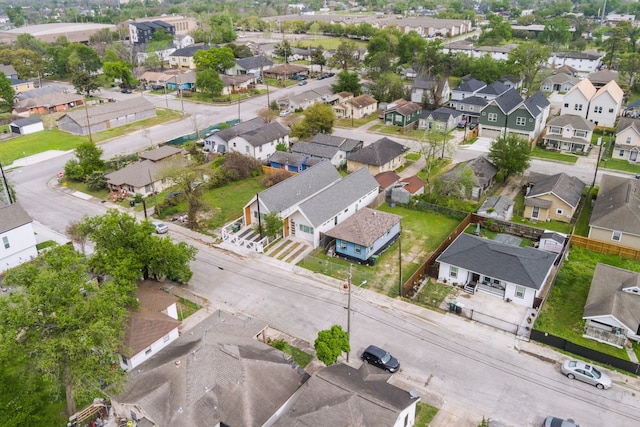 aerial perspective of suburban area