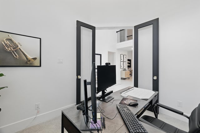 21134 Coral View Dr, Cypress, TX 77433 - home office with baseboards