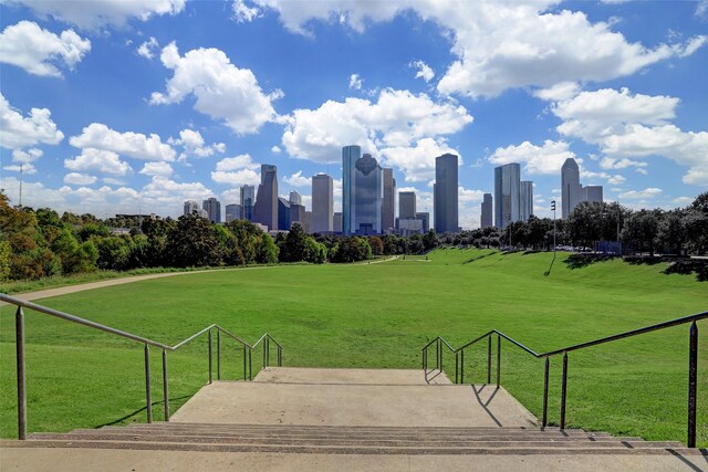 view of home's community with a city view