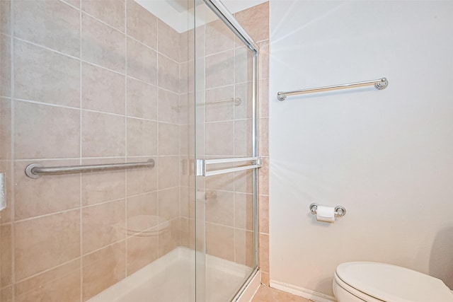 13600 Breton Ridge St Unit 22D, Houston, TX 77070 - full bathroom with a stall shower and toilet