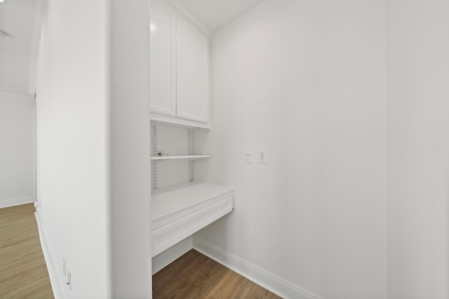 20919 W Sunset Bay Dr, Galveston, TX 77554 - spacious closet featuring wood finished floors