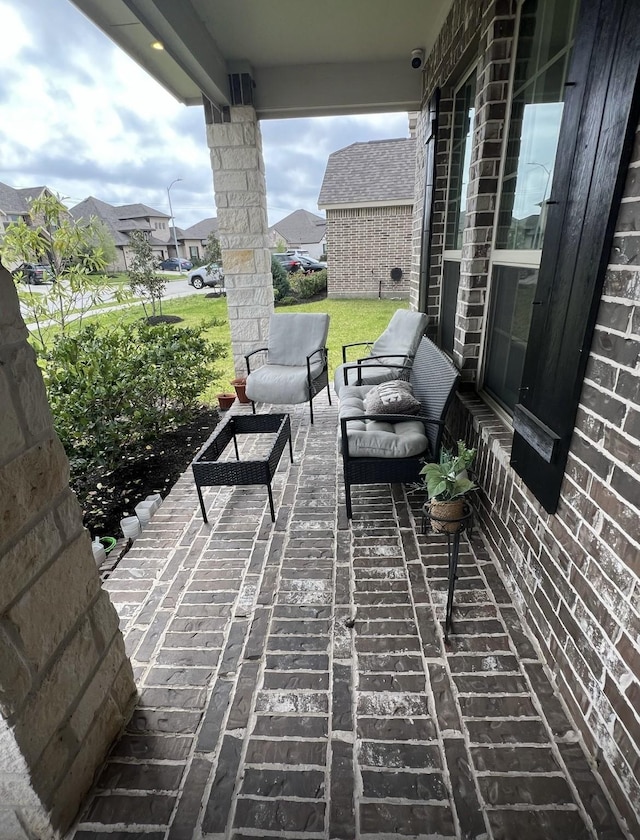 7707 Wrightwood Dr, Pasadena, TX 77505 - view of patio / terrace with an outdoor living space