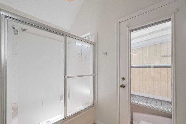 13322 Chaston Dr, Houston, TX 77041 - bathroom featuring combined bath / shower with glass door