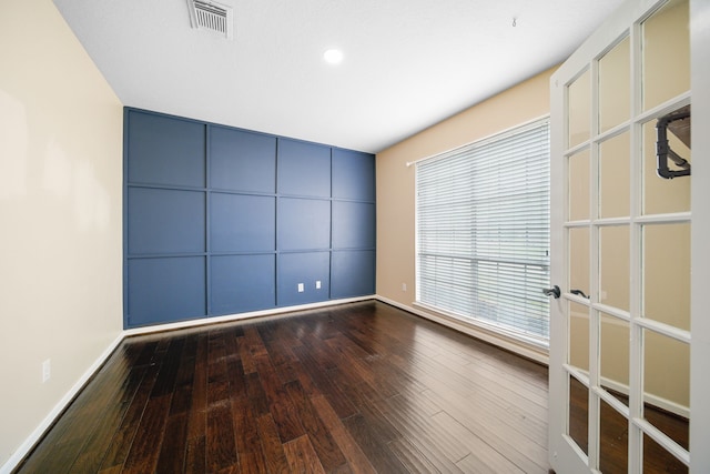14507 Heron Marsh Dr, Cypress, TX 77429 - empty room with baseboards and dark wood finished floors