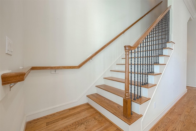 1804 Haddon St, Houston, TX 77019 - stairs with wood finished floors and baseboards