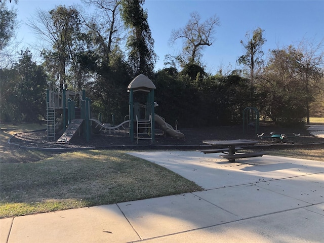 view of communal playground