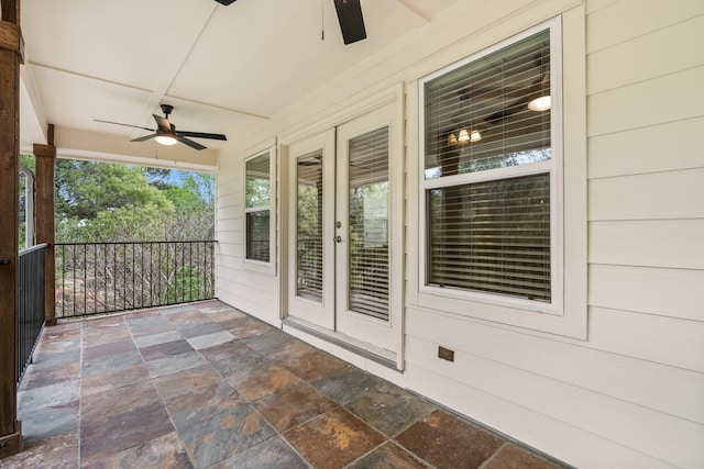 8408 Grand Lake Estates Dr, Montgomery, TX 77316 - view of patio with a ceiling fan