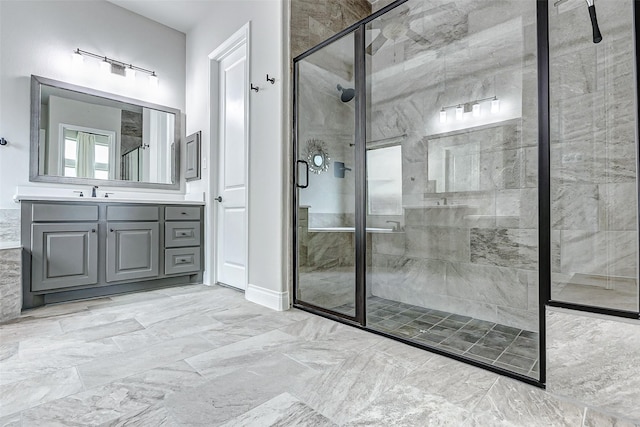 12306 Wildrye Prairie Trce, Humble, TX 77346 - full bath with a stall shower and vanity