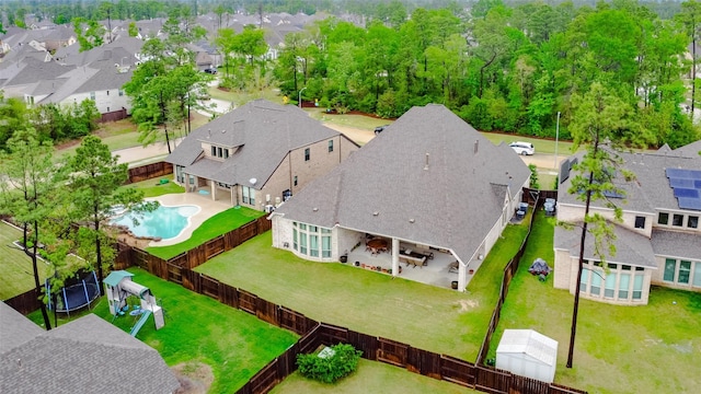 12306 Wildrye Prairie Trce, Humble, TX 77346 - bird's eye view featuring a residential view