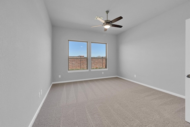 5028 Marcasca Dr, Katy, TX 77493 - carpeted empty room with ceiling fan and baseboards