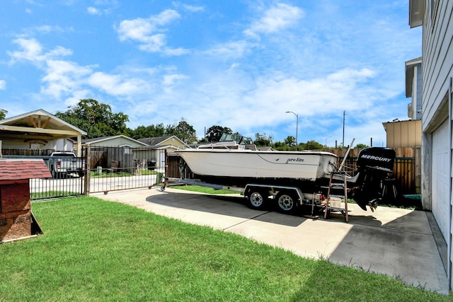 11314 Carla St, Houston, TX 77076 - view of vehicle parking with fence