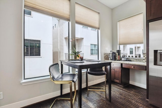 2718 Leeland St Unit A, Houston, TX 77003 - dining space with baseboards